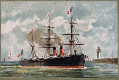 Transatlántico Labrador alrededor de 1880 de Unknown artist