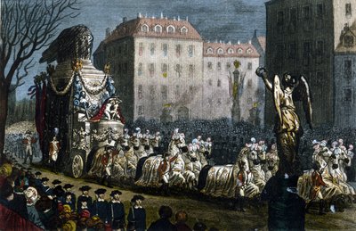 Transporte de las cenizas de Napoleón I (1769-1821) a Courbevoie (Altos del Sena), 15 de diciembre de Unknown artist
