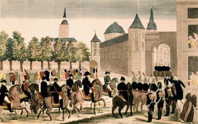 Entrada triunfal de las tropas de Napoleón en Madrid, 4 de diciembre de 1808 de Unknown artist