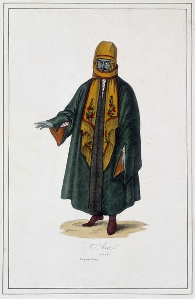 Turco - en “Les peuples de la terre” por Abbé Paul Jonhanneaud, Librairie des Bons livres de Unknown artist