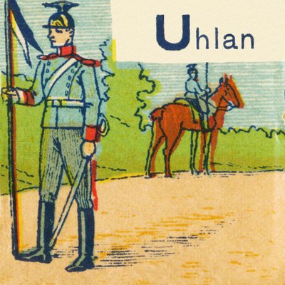 U como Uhlan de Unknown artist