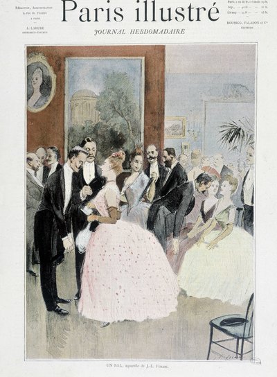 Un baile - en "Paris illustré" de Unknown artist
