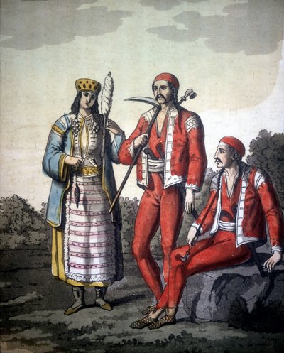 Piratas Ushcocci viviendo en Dalmacia. de Unknown artist