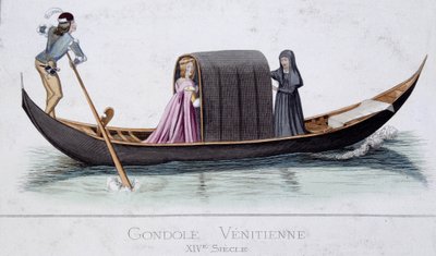 Góndola veneciana del siglo XIV de Unknown artist