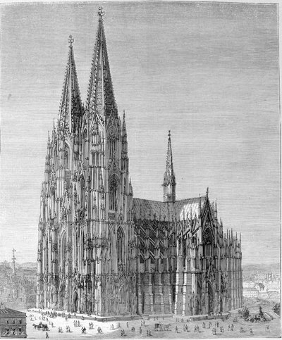 Vista de la Catedral de Colonia de Unknown artist