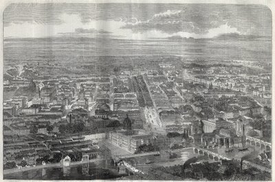 Vista de la Ciudad de Berlín en 1858. de Unknown artist