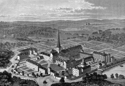 Vista de la abadía de Port Royal des Champs (Port-Royal-des-Champs) de Unknown artist