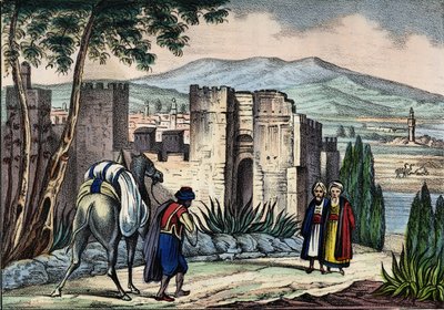 Vista de la ciudad de Tlemsen (o Tilimsen) en Argelia. En "Storia d