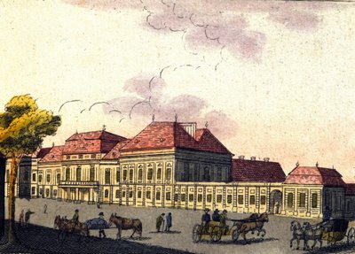 Vista de la ciudad de Viena en Austria, grabado de 1820 de Unknown artist