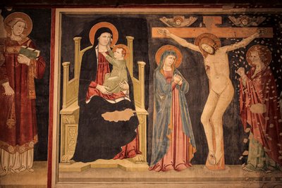 Frescos en las paredes de San Zeno Maggiore. Verona de Unknown artist