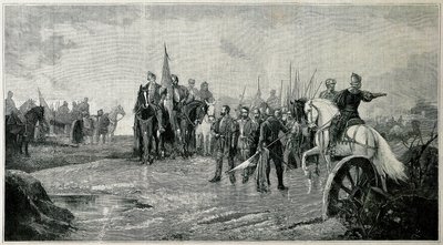 Guerra de las Comunidades de Castilla: Batalla de Villalar. Victoria de las tropas realistas sobre las comunidades (23 de abril de 1521). Grabado, España siglo XVI de Unknown artist