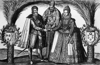 Boda del rey francés Enrique IV y María de Médicis el 17 de diciembre de Unknown artist