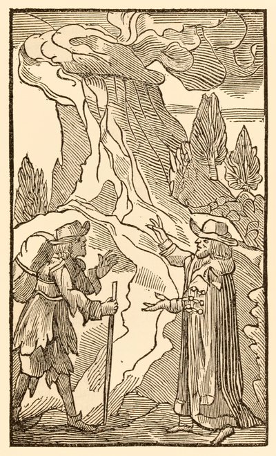 Cuando los cristianos escuchan al hombre carnal... de El progreso del peregrino de este mundo, al que está por venir de John Bunyan (1628-1688) El Sr. Mundano sugiere que el cristiano puede deshacerse de su carga en de Unknown