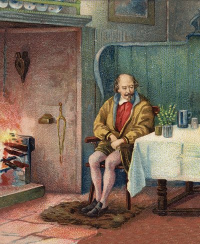 William Shakespeare (1564-1616), dramaturgo inglés. de Unknown artist