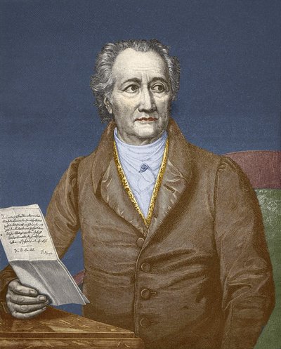 Wolfgang Goethe (1749 - 1832). de Unknown artist