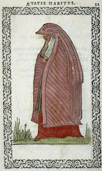 Mujer de Baionne (Bayona?) - en "Hábitos y efigies" por Jean Sulperius de Unknown artist