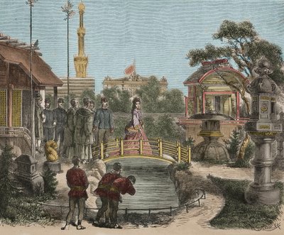 Exposición Mundial 1873 Viena en Austria - Exposición Universal de Viena - Francisco José I de Austria de Unknown artist