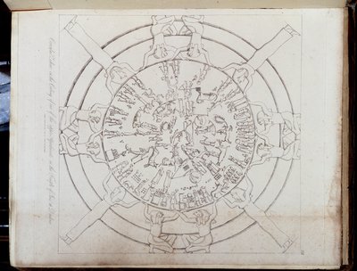 Zodiacos en "Egipto Antiguo y Moderno: Atlas de Hamilton" de Unknown artist