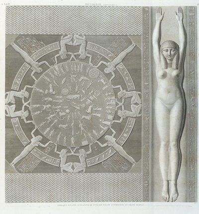 Zodiacos en “Descripción de Egipto”, Ediciones Imperiales de Unknown artist