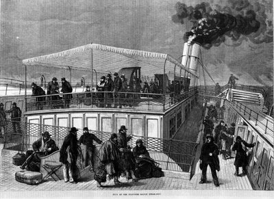 Barco diseñado contra el mareo por Henry Bessemer (1813-1898). de Unknown artist
