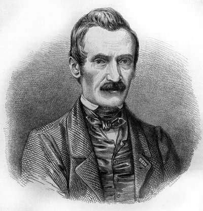 Retrato de Alexandre Calame. Pintor y grabador suizo (Vevey de Unknown artist
