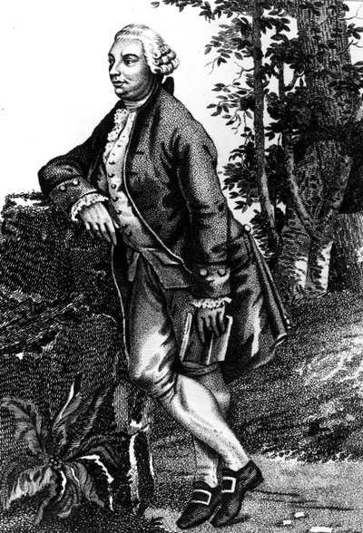 Retrato de David Hume. Filósofo escocés (1711-1776). de Unknown artist