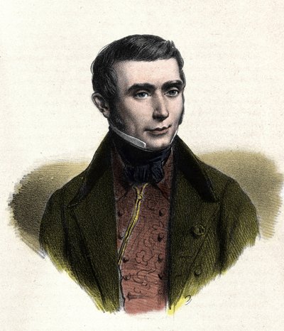 Retrato de Eugène Scribe (1791-1861), autor francés de comedias de costumbres. de Unknown artist