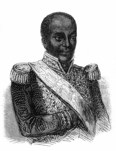 Retrato de Faustin Soulouque (1782-1867), presidente (1847-1849) y emperador (1849-1859) de Haití bajo el nombre de Faustin I de Unknown artist