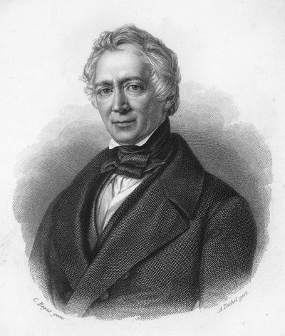 Retrato de Friedrich von Raumer. Historiador alemán del siglo XIX. de Unknown artist