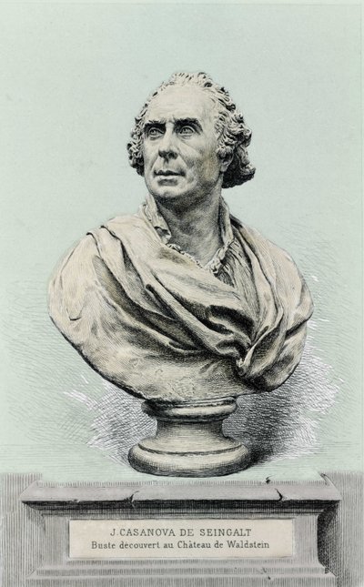 Retrato de Giovanni Giacomo Casanova (1725-1798), aventurero y escritor italiano. de Unknown artist