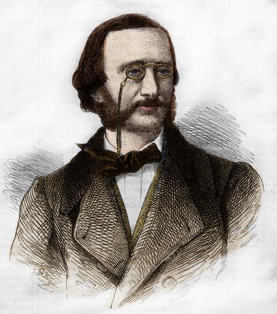 Retrato de Jacques Offenbach (1819-1880), compositor alemán, naturalizado francés de Unknown artist