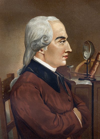 Retrato de Joseph Black. Físico y químico escocés. de Unknown artist