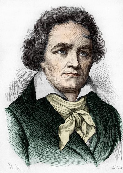 Retrato de Ludwig van Beethoven. Compositor alemán (1770 a 1827). de Unknown artist