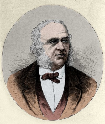 Retrato de Paul Broca (1824-1880), cirujano y antropólogo francés. de Unknown artist