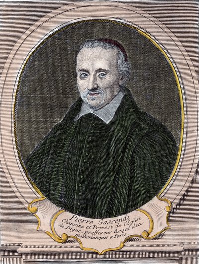 Retrato de Pierre Gassendi (1592-1655), filósofo, astrónomo, matemático y físico francés de Unknown artist