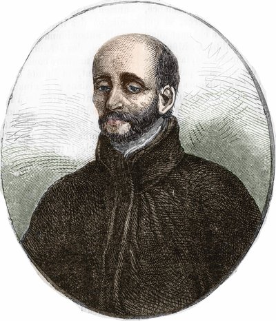 Retrato de San Ignacio de Loyola (1491-1556), fundador de la Compañía de Jesús de Unknown artist