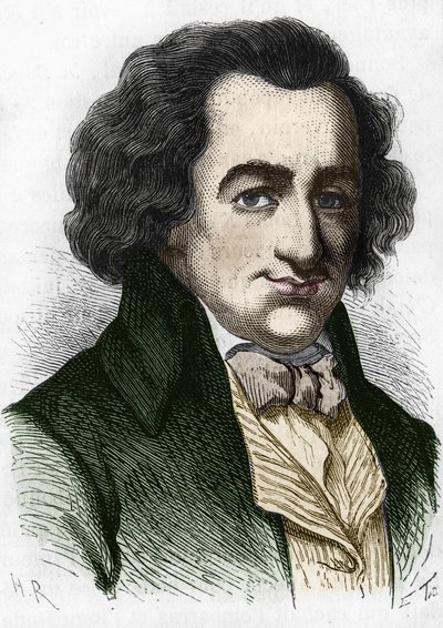 Retrato de Thomas Paine (1737-1809), escritor y político británico. de Unknown artist