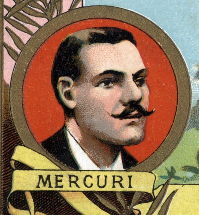 Retrato de Toussaint MERCURI segundo de la misión Behagle en 1893 de Unknown artist