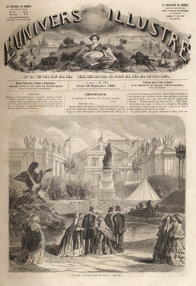 la Exposición Internacional de 1861 en Metz - La Exposición Mundial de Metz de Unknown artist