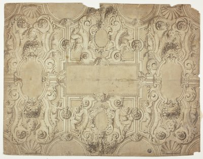 Diseño para una decoración de techo de Unknown Italian