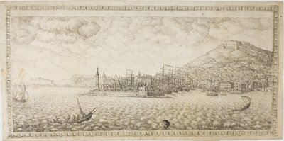 Puerto de Nápoles de Unknown Italian
