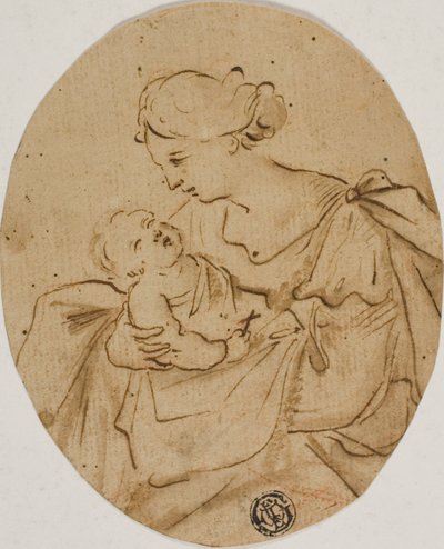 Virgen con el Niño de Unknown Italian
