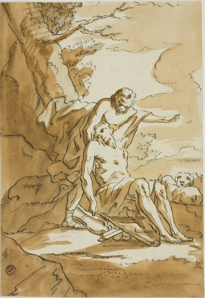 El buen samaritano de Unknown Italian