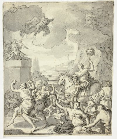 El triunfo de David de Unknown Italian