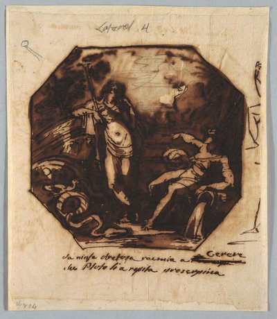 Dibujo, se habla a Ceres de la Violación de Proserpina, 1812 de Unknown artistUnknown artist