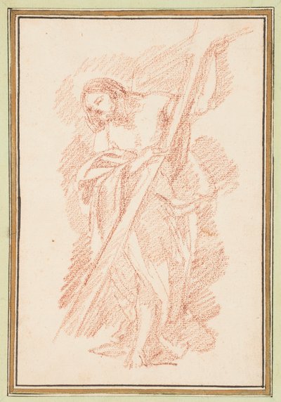 Dibujo, Cristo de pie, hacia 1759-70 de Unknown artistUnknown artist