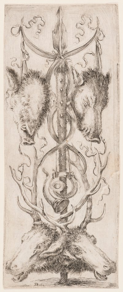 Grabado, Ornamentos o grotescos (Grotesque Ornament), ca. 1653 de Unknown artistUnknown artist