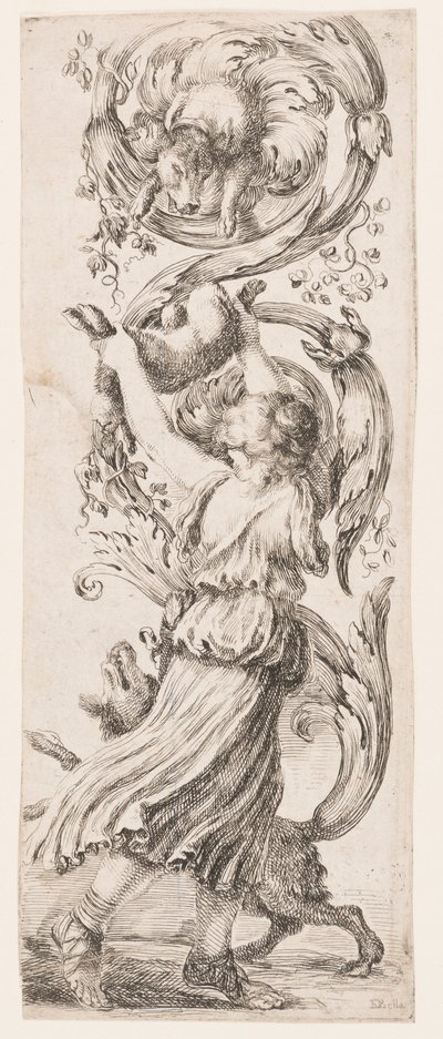 Grabado, Ornamentos o grotescos (Grotesque Ornament), ca. 1653 de Unknown artistUnknown artist