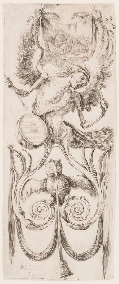 Grabado, Ornamentos o grotescos (Grotesque Ornament), ca. 1653 de Unknown artistUnknown artist