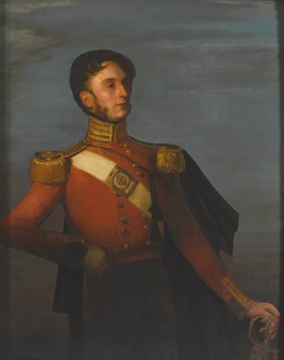 Un Capitán de la 13ª Infantería Nativa de Bengala de Unknown artist